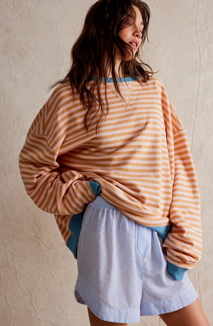 Grace™ Striped oversized jumper