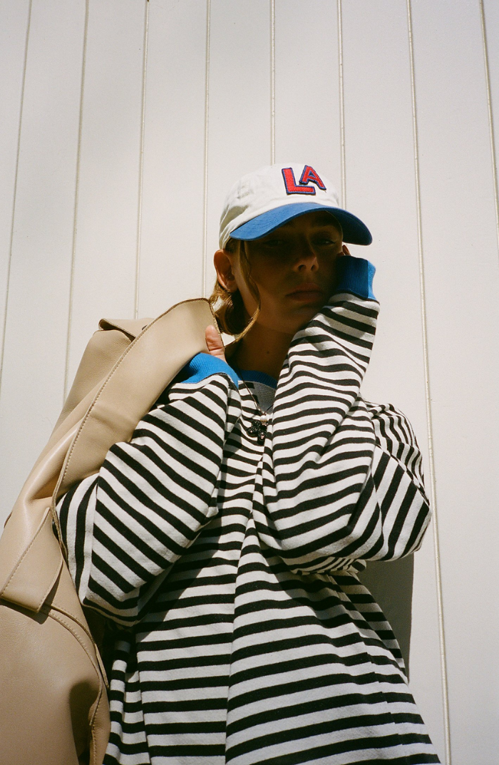 Grace™ Striped oversized jumper