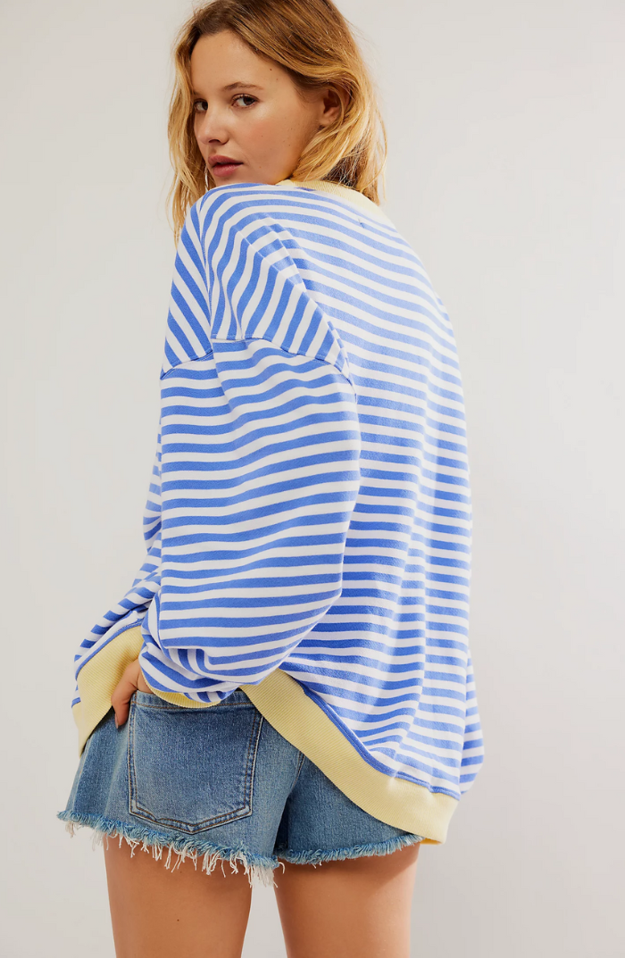 Grace™ Striped oversized jumper