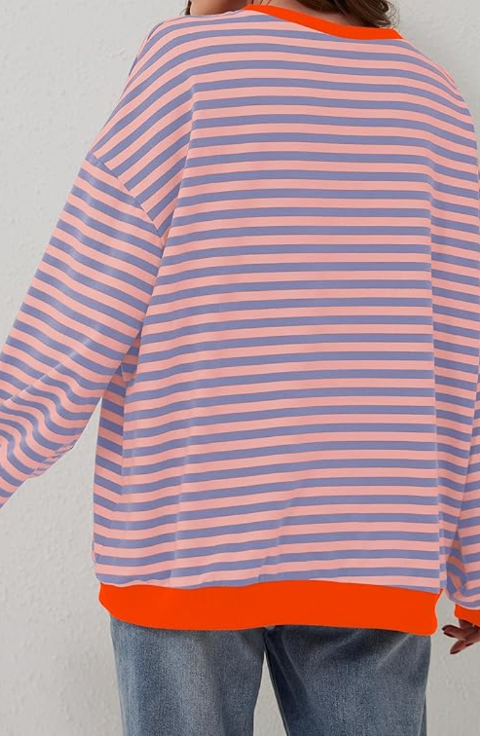 Grace™ Striped oversized jumper