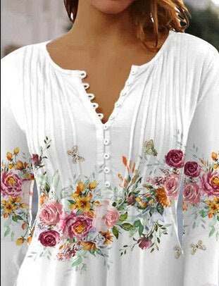 Reya | Women's Elegant Floral Top
