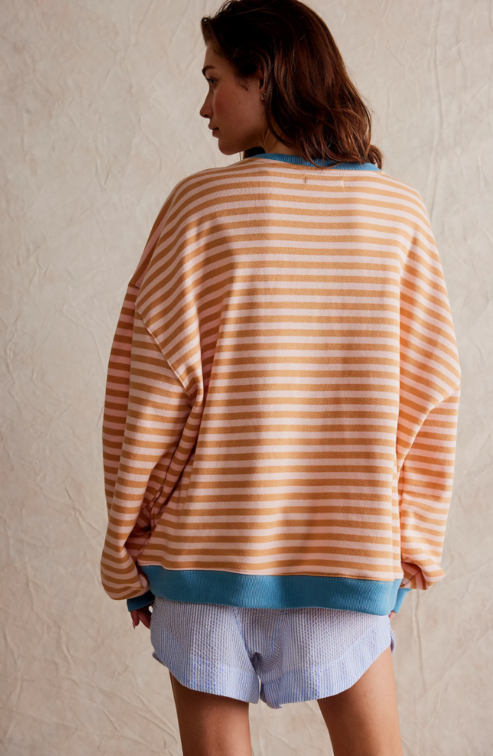 Grace™ Striped oversized jumper