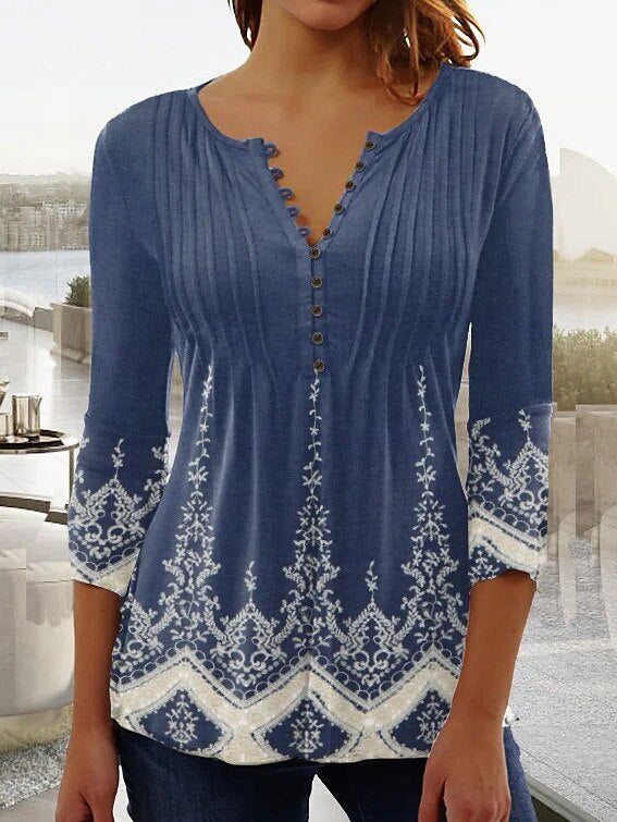 Reya | Women's Elegant Floral Top