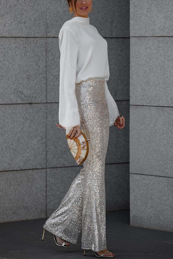 Draven | Chain-Back Draped Blouse