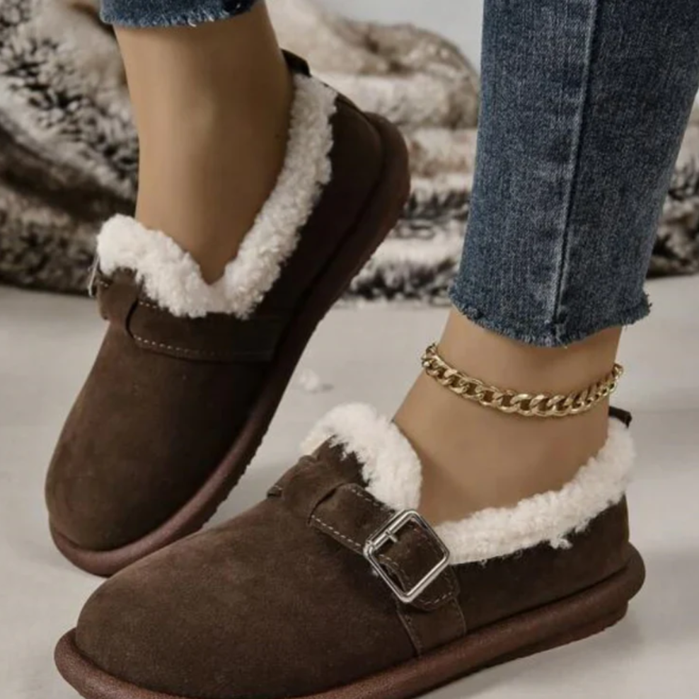 Catherine | Women's Fleece Shoes | Adjustable