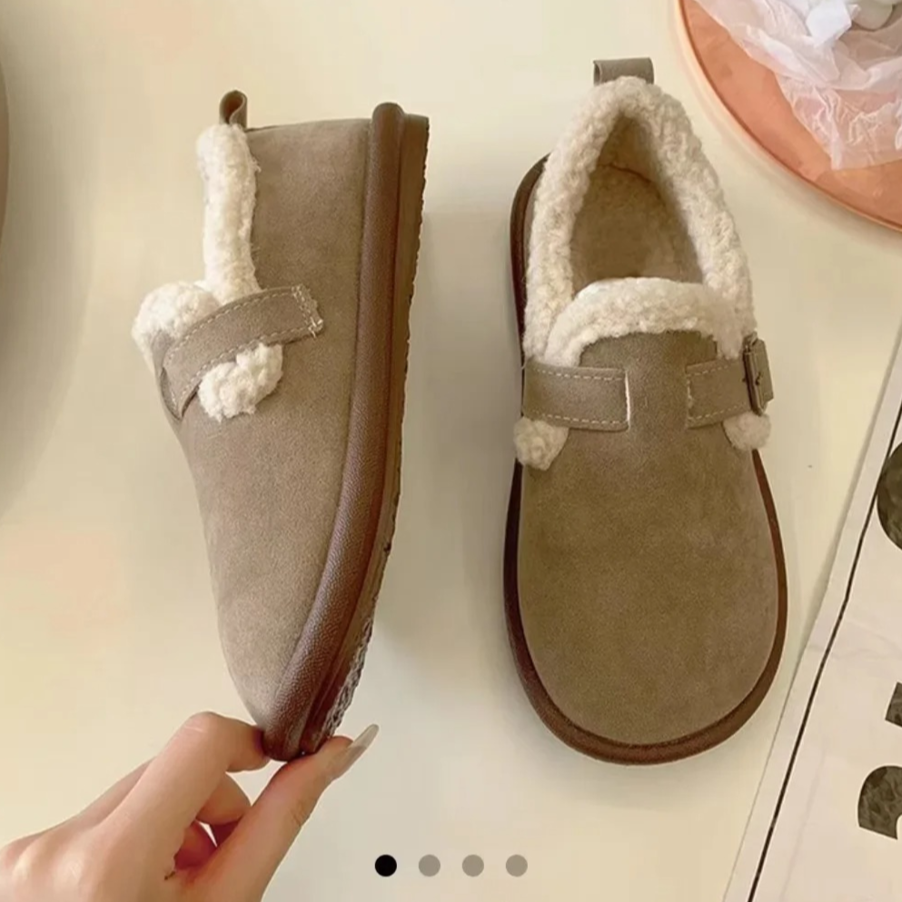 Catherine | Women's Fleece Shoes | Adjustable