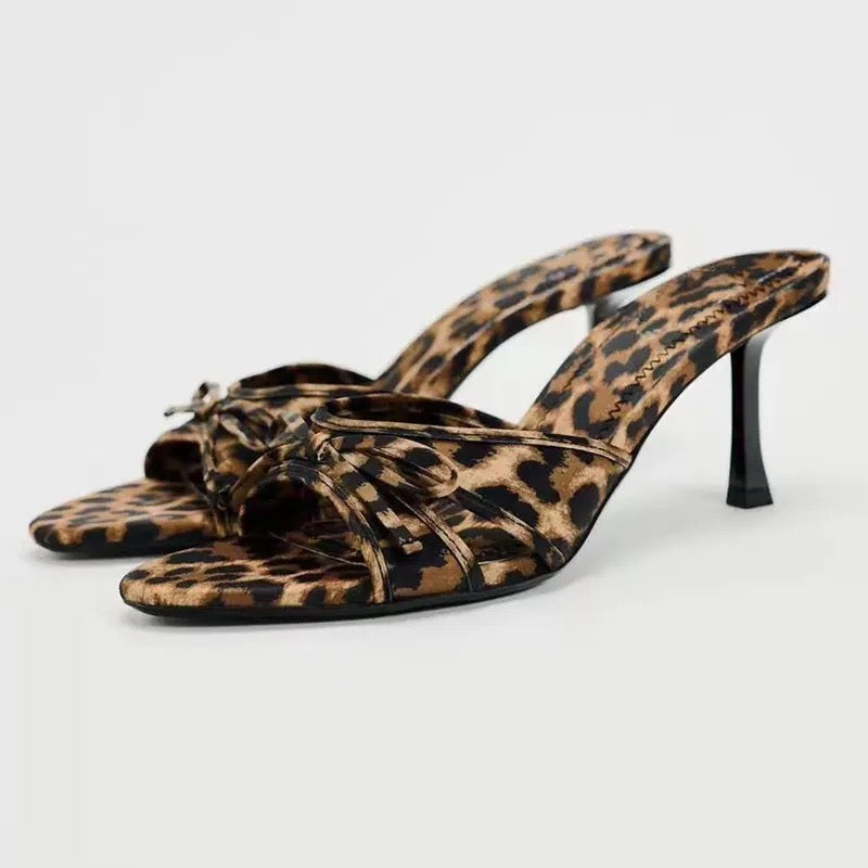 Luna's Leopard Print High Heels