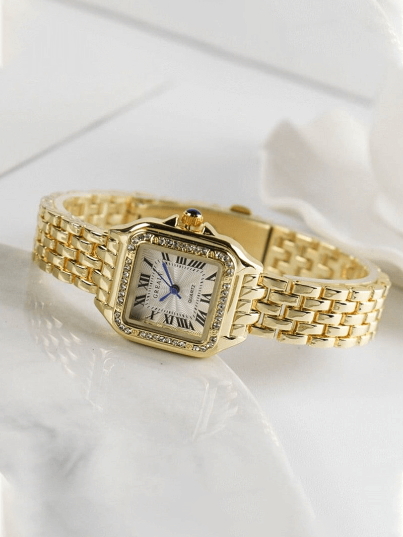 Luna's Premium Square Quartz Watch