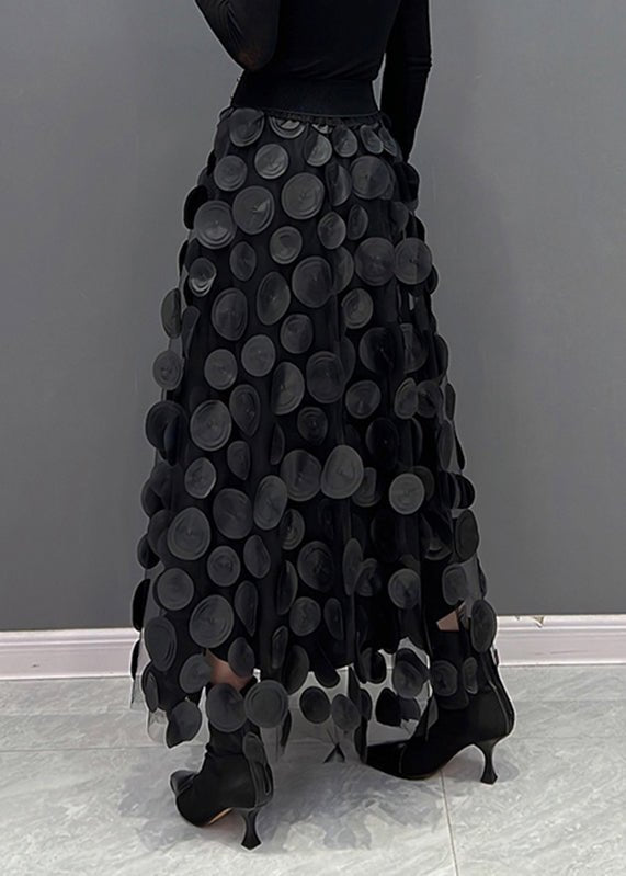 Magnolia | Polka Line Midi Skirt