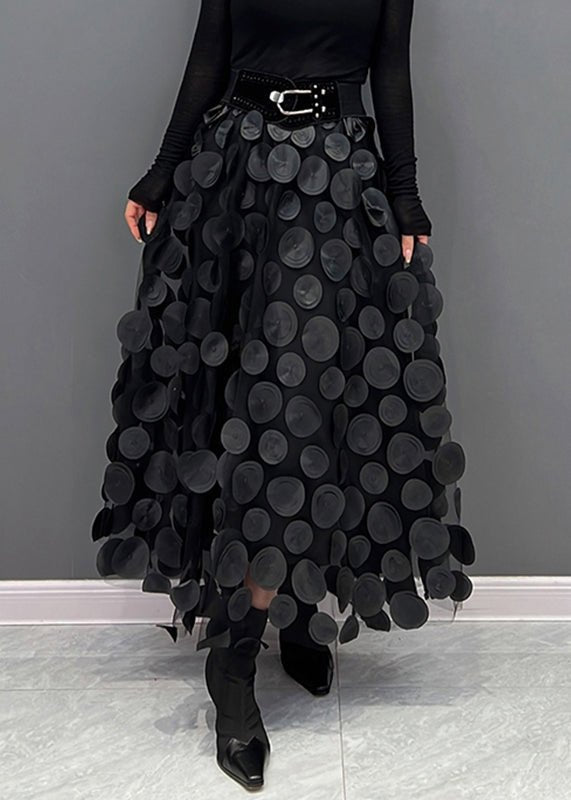 Magnolia | Polka Line Midi Skirt