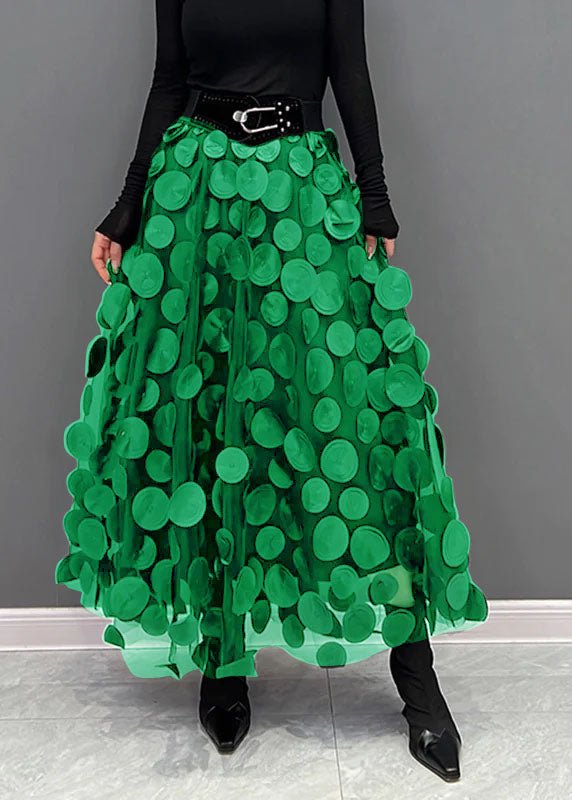 Magnolia | Polka Line Midi Skirt