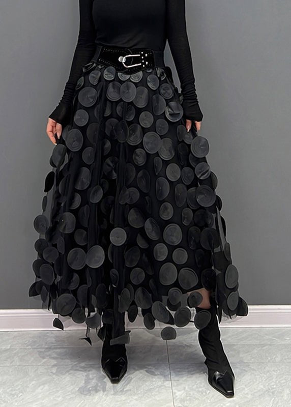 Magnolia | Polka Line Midi Skirt