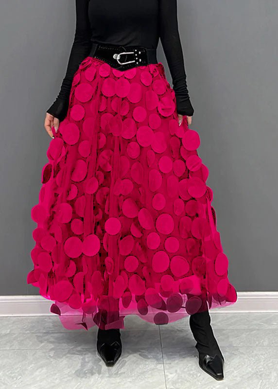 Magnolia | Polka Line Midi Skirt