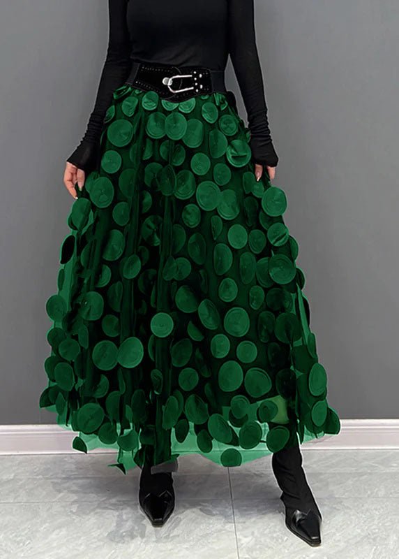 Magnolia | Polka Line Midi Skirt