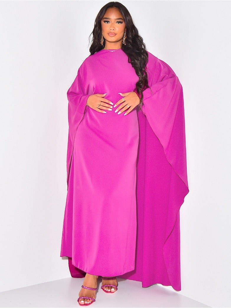 Thalia | Cape Maxi Dress