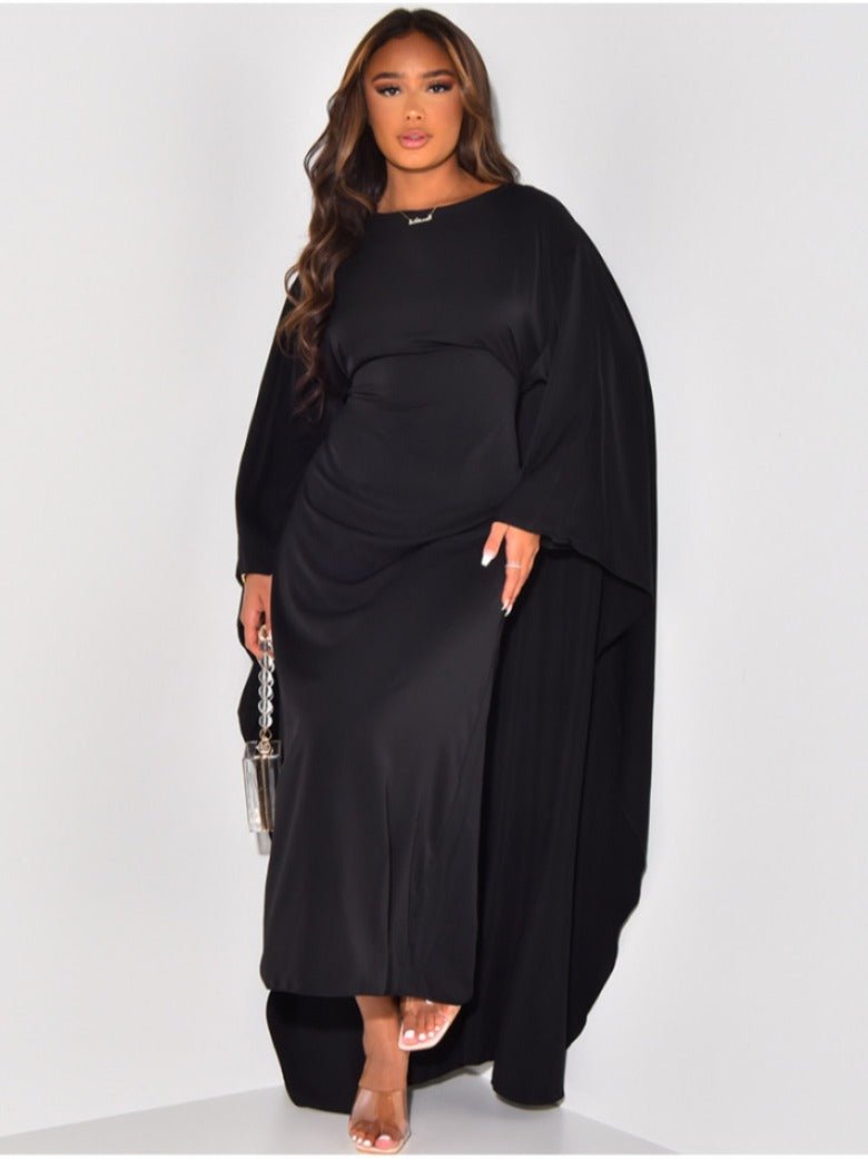 Thalia | Cape Maxi Dress