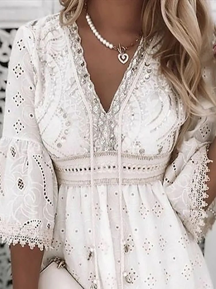 Selestia | Boho Mini Dress