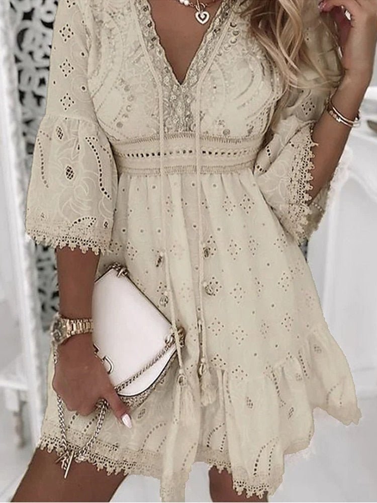 Selestia | Boho Mini Dress