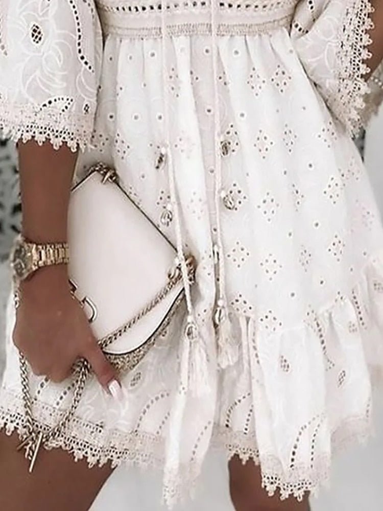 Selestia | Boho Mini Dress