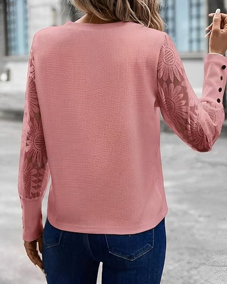 Aven | Long Floral Sleeve Top