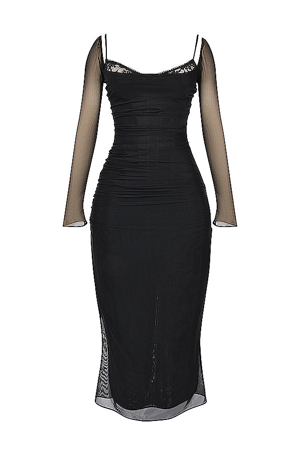 Nora | Women's Longsleeve Party Dress | Maxi