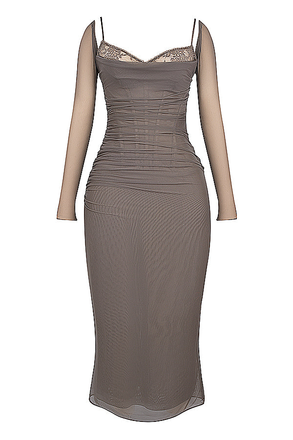 Nora | Women's Longsleeve Party Dress | Maxi