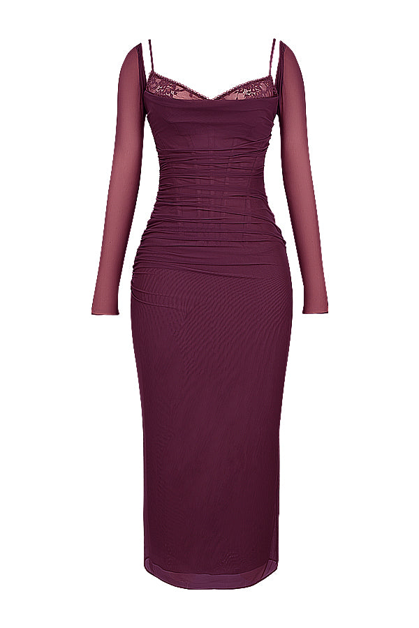 Nora | Women's Longsleeve Party Dress | Maxi