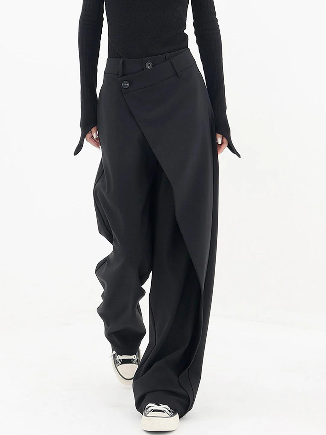 Ava™ | Asymmetrical Baggy Trousers