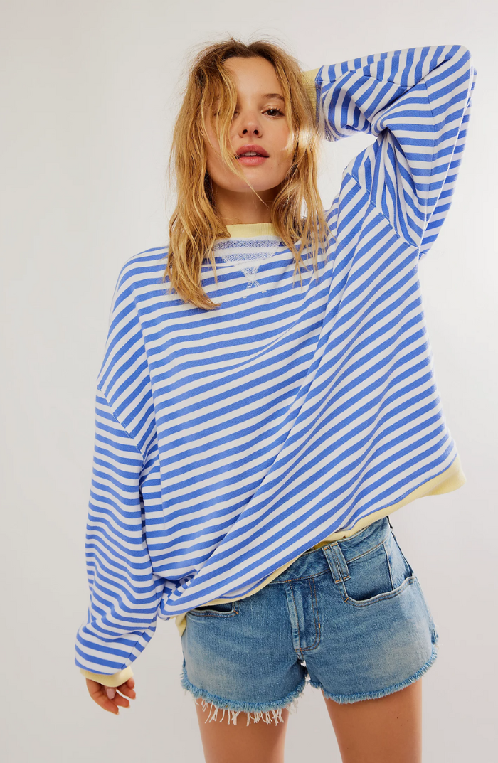 Grace™ Striped oversized jumper