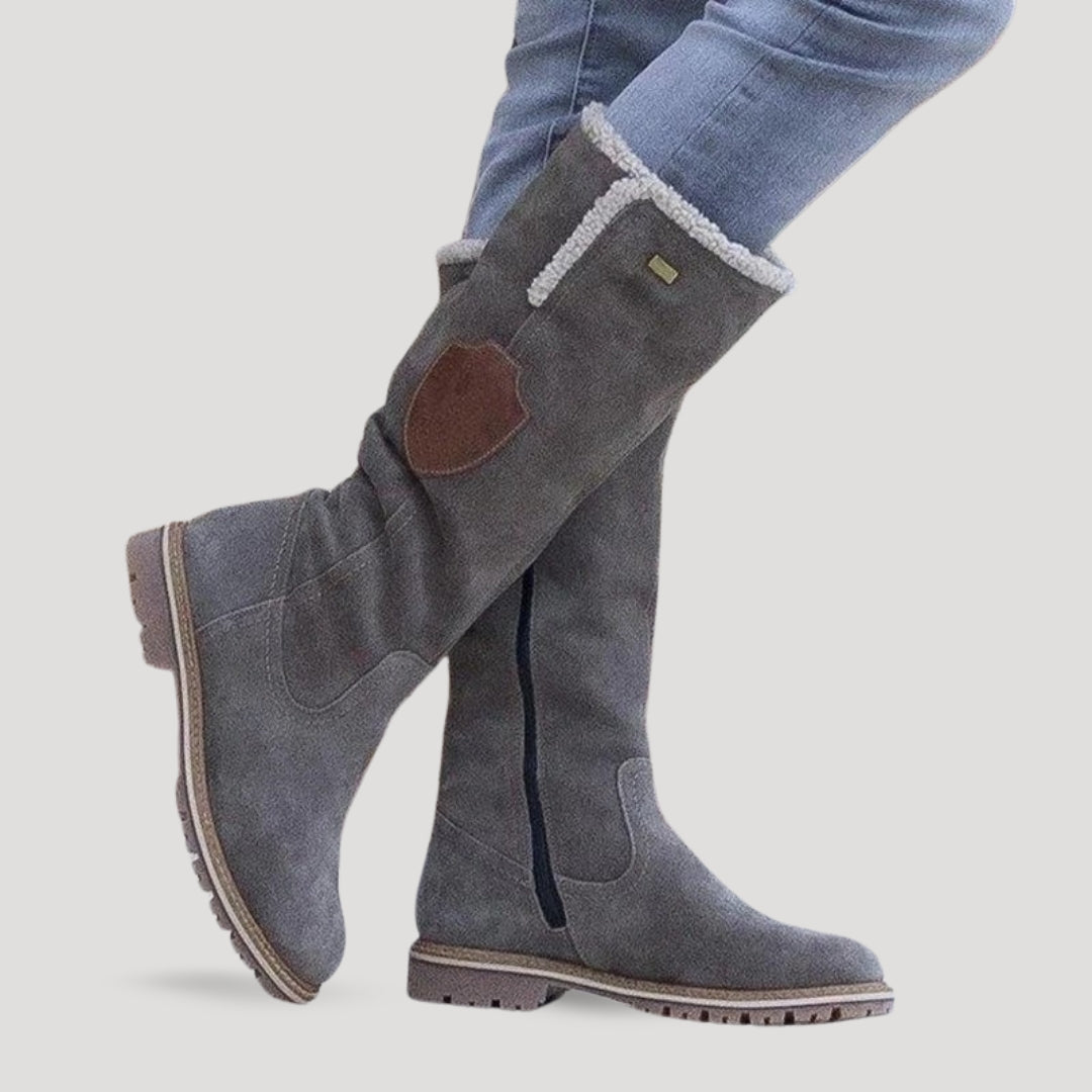 Azariah | Rugged Suede Knee Boots