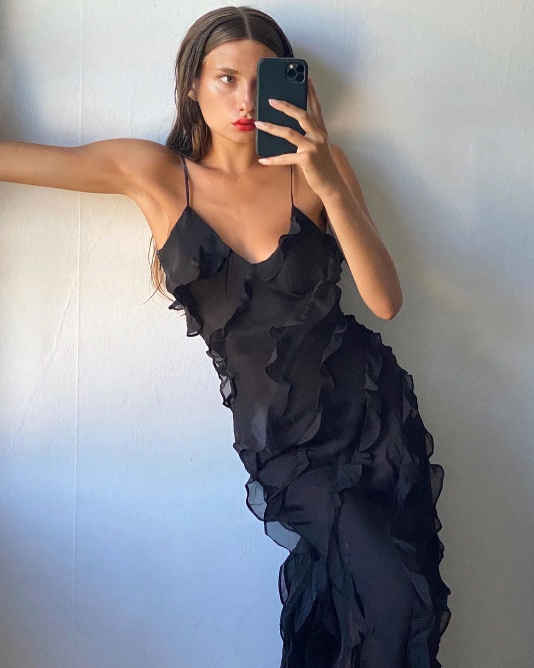 Vienna | Women's Ruffle Dress | Maxi
