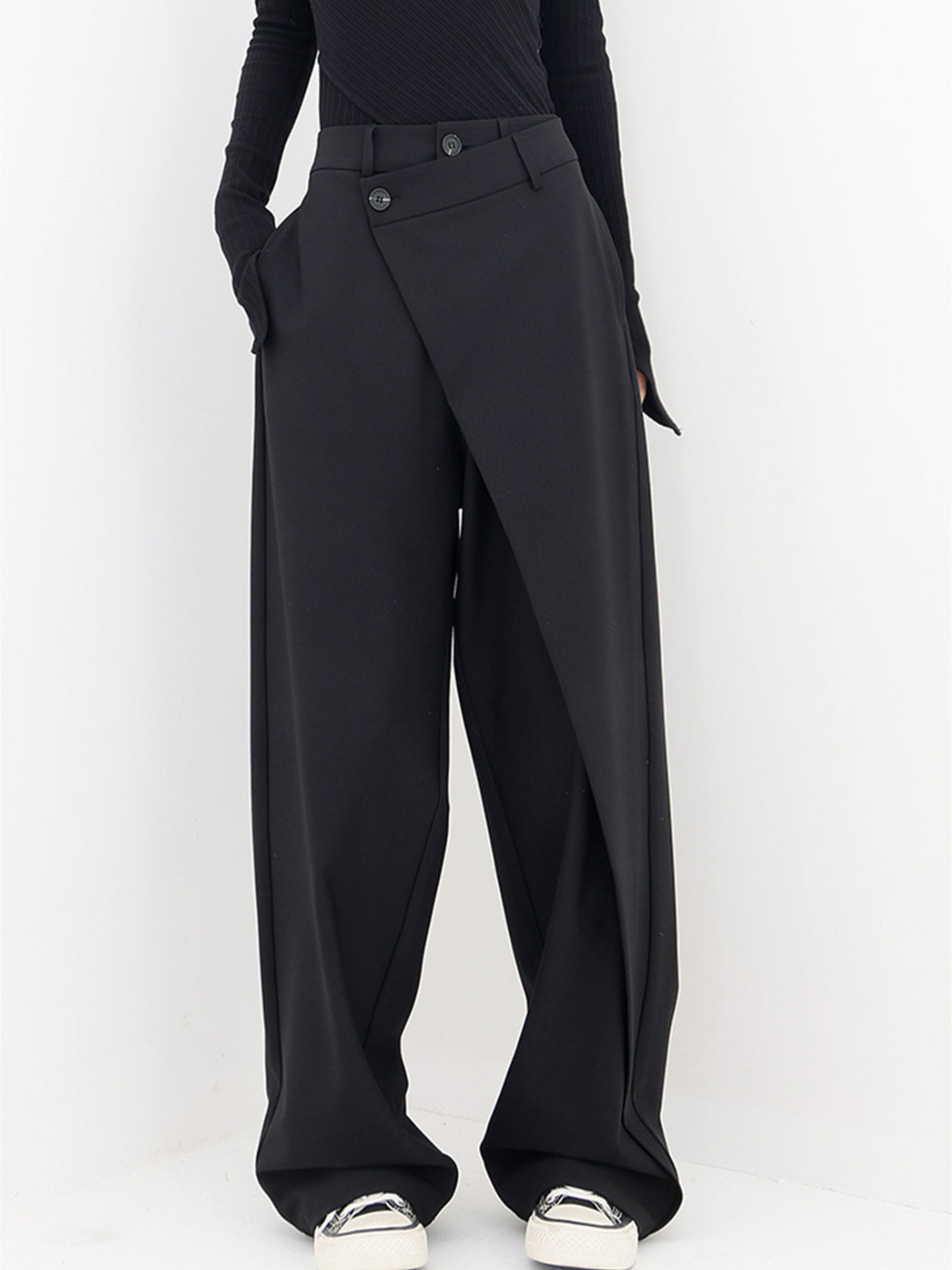 Ava™ | Asymmetrical Baggy Trousers