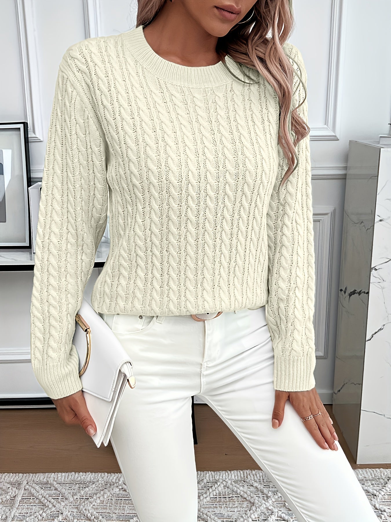 Madison Cable Knit Sweater