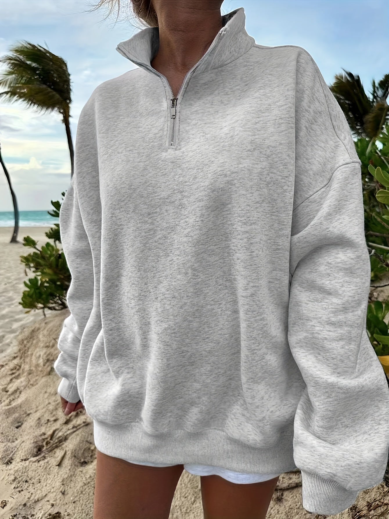 Layla Half-Zip Sweatshirt