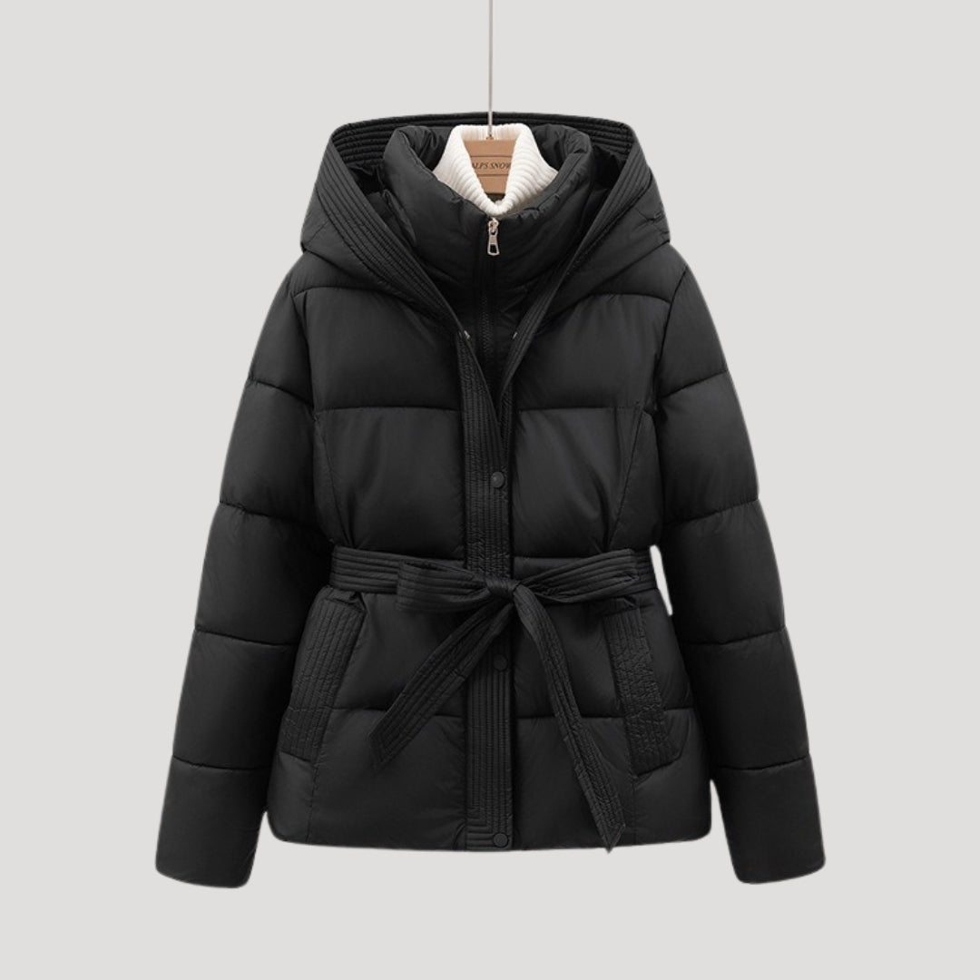 Maristela | Elegant Waisted Puffer Coat