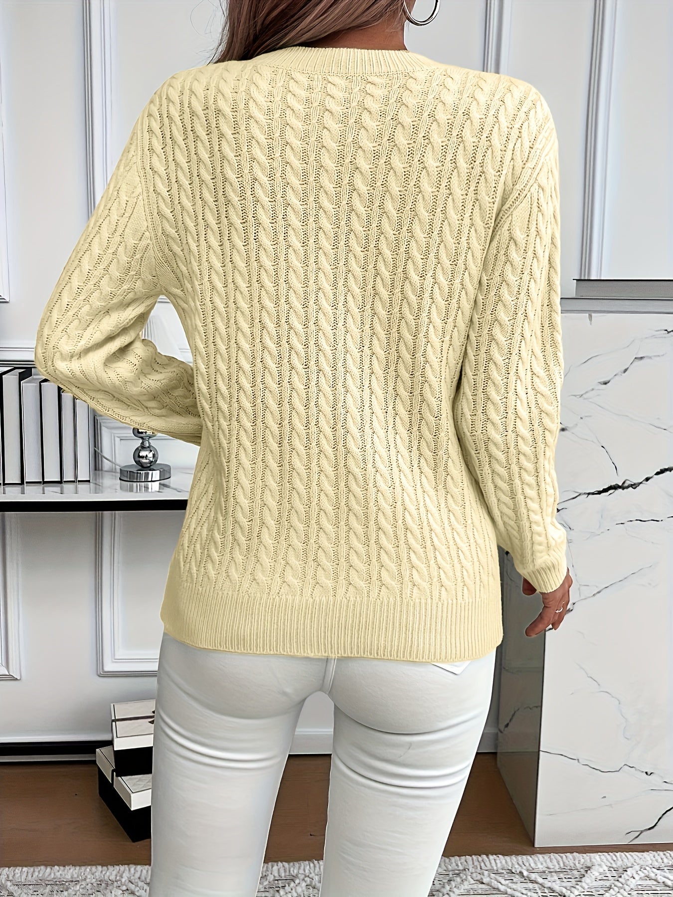 Madison Cable Knit Sweater