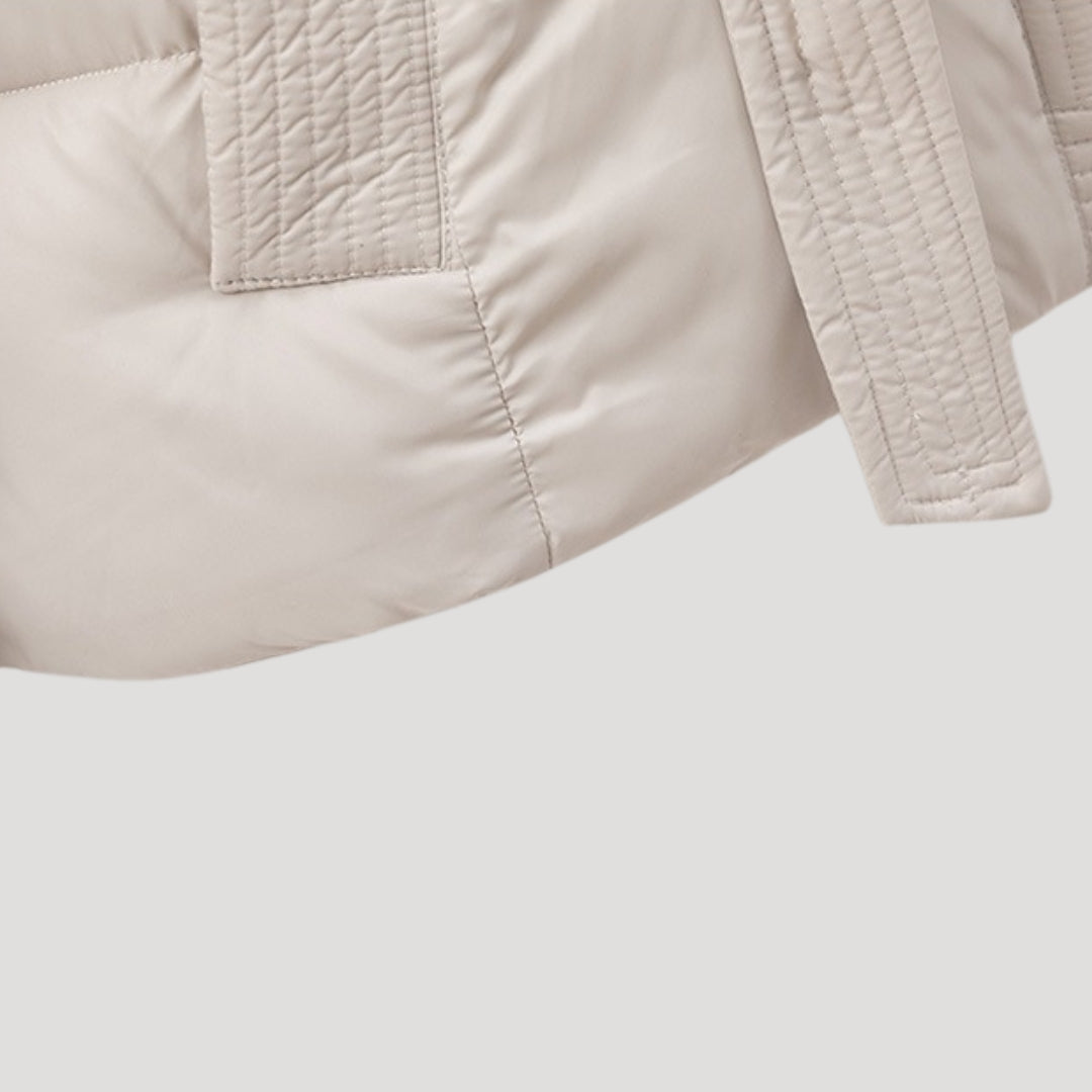 Maristela | Elegant Waisted Puffer Coat