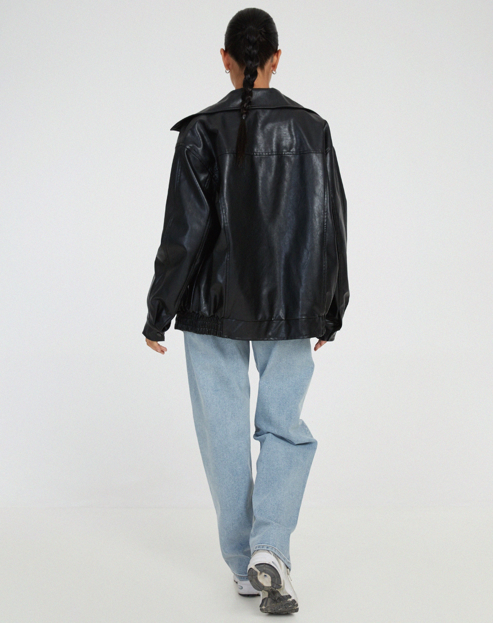 Ciara | Women's Loose Leather Jacket