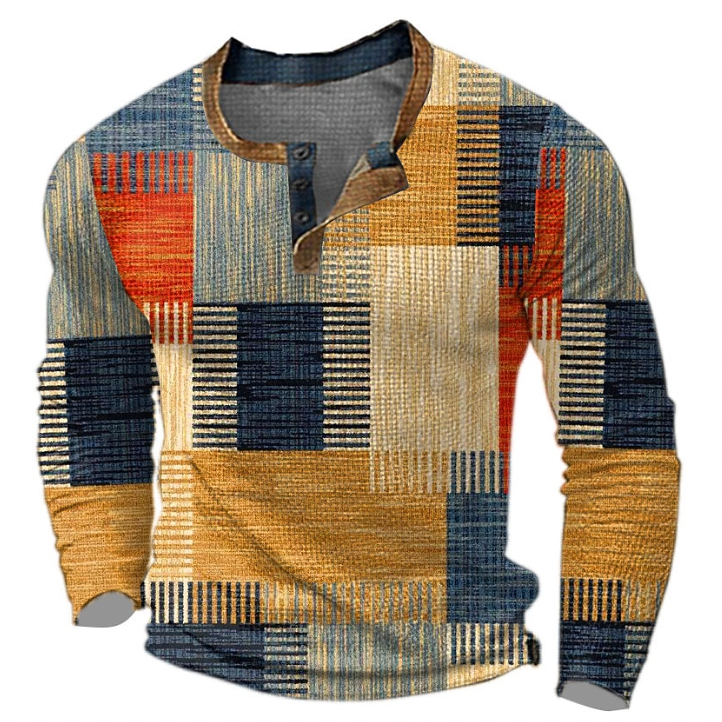 Eddie | Men's Winter Pullover | Geometric
