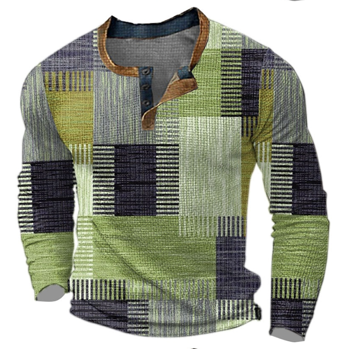 Eddie | Men's Winter Pullover | Geometric