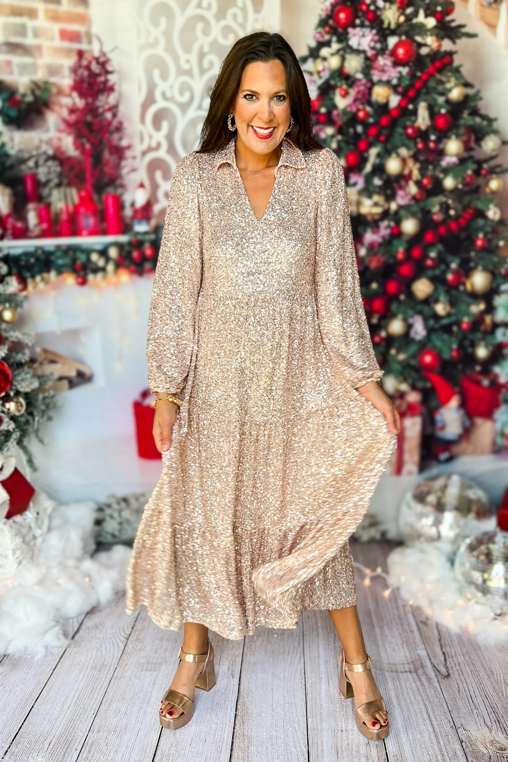 Skyla | Women's Sequin Dress | Maxi