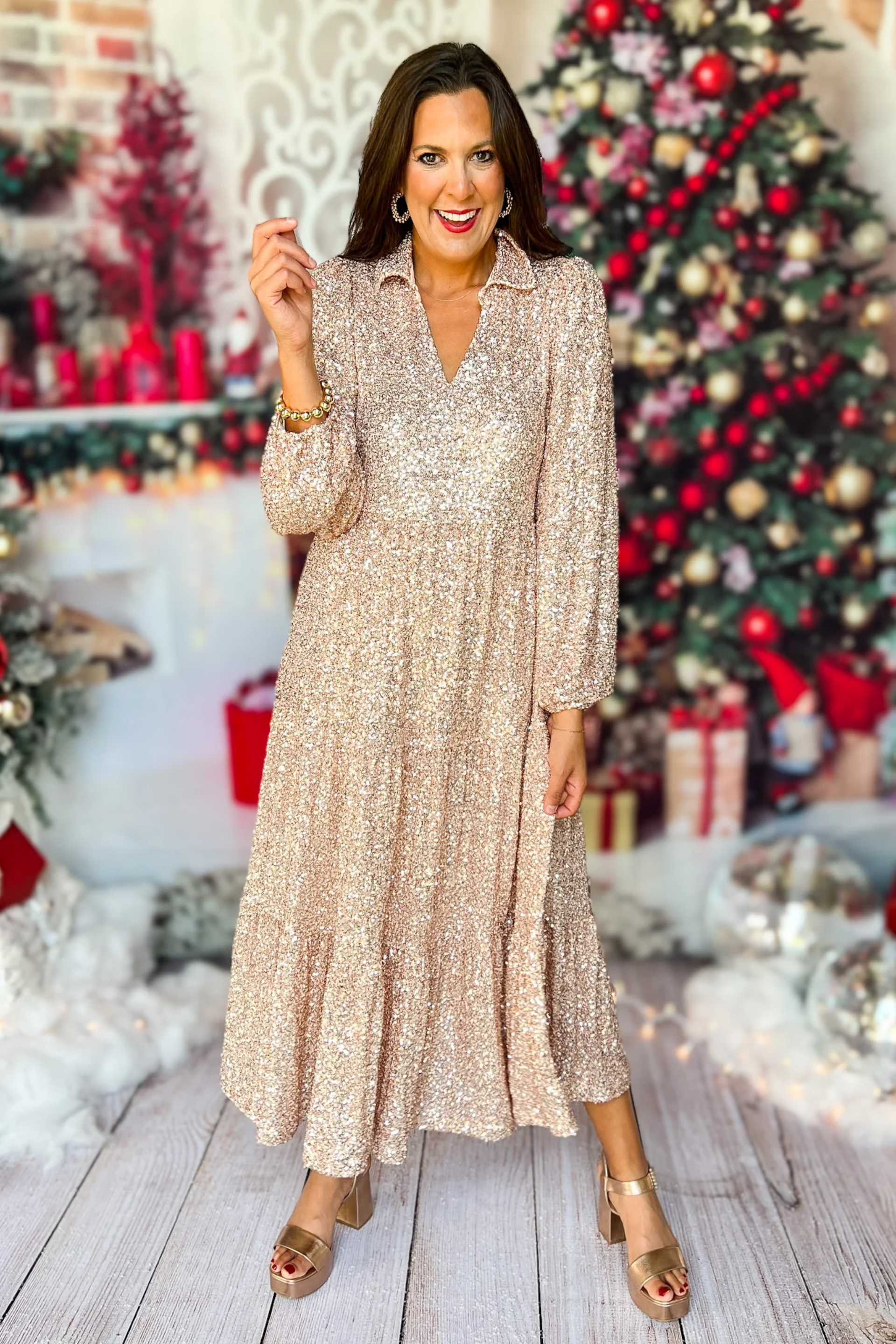Skyla | Women's Sequin Dress | Maxi