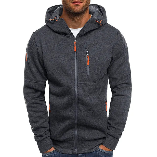 Oliver - Stylish tech fleece jacket for men
