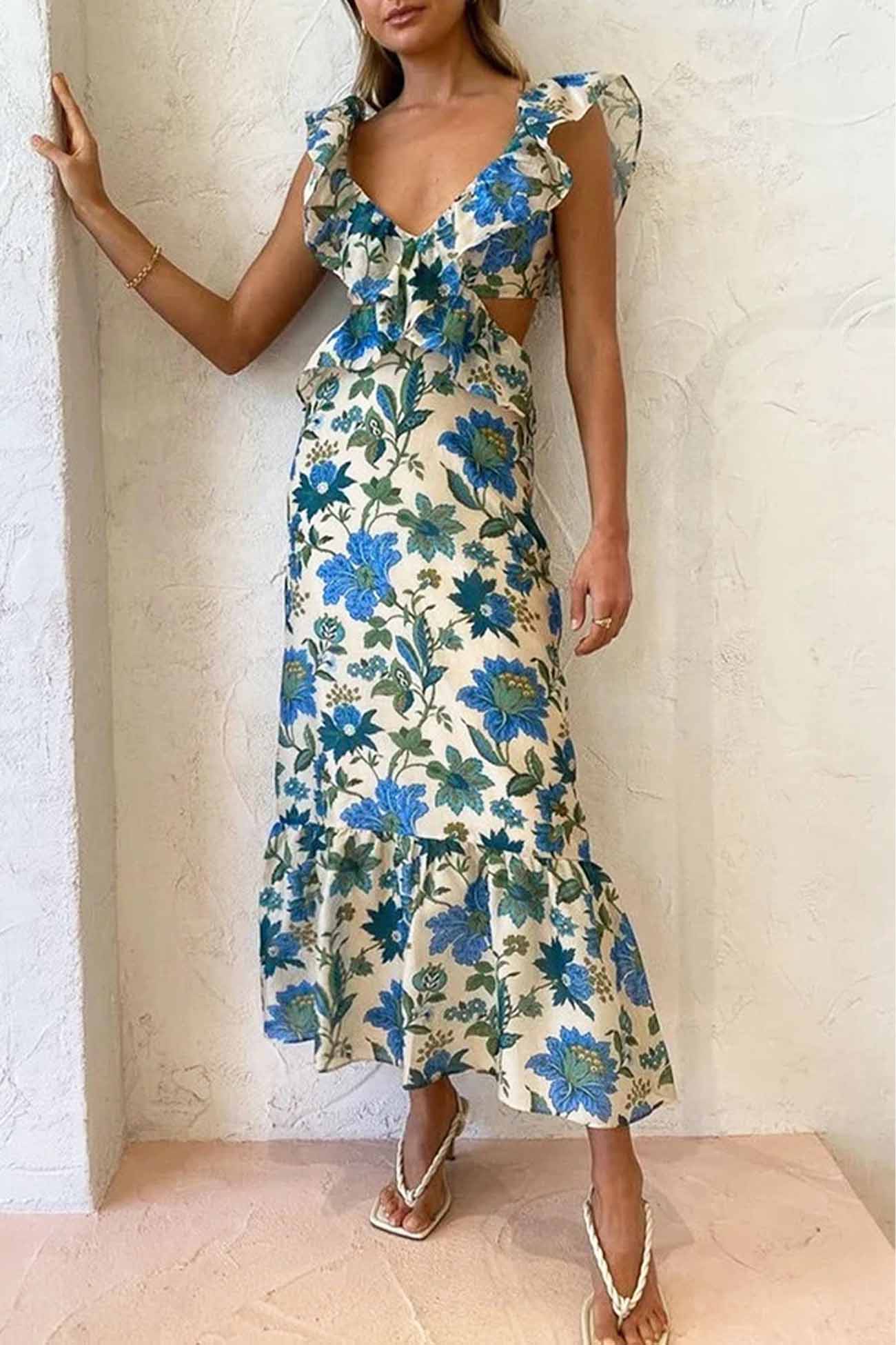 Selene | Ruffle Dress
