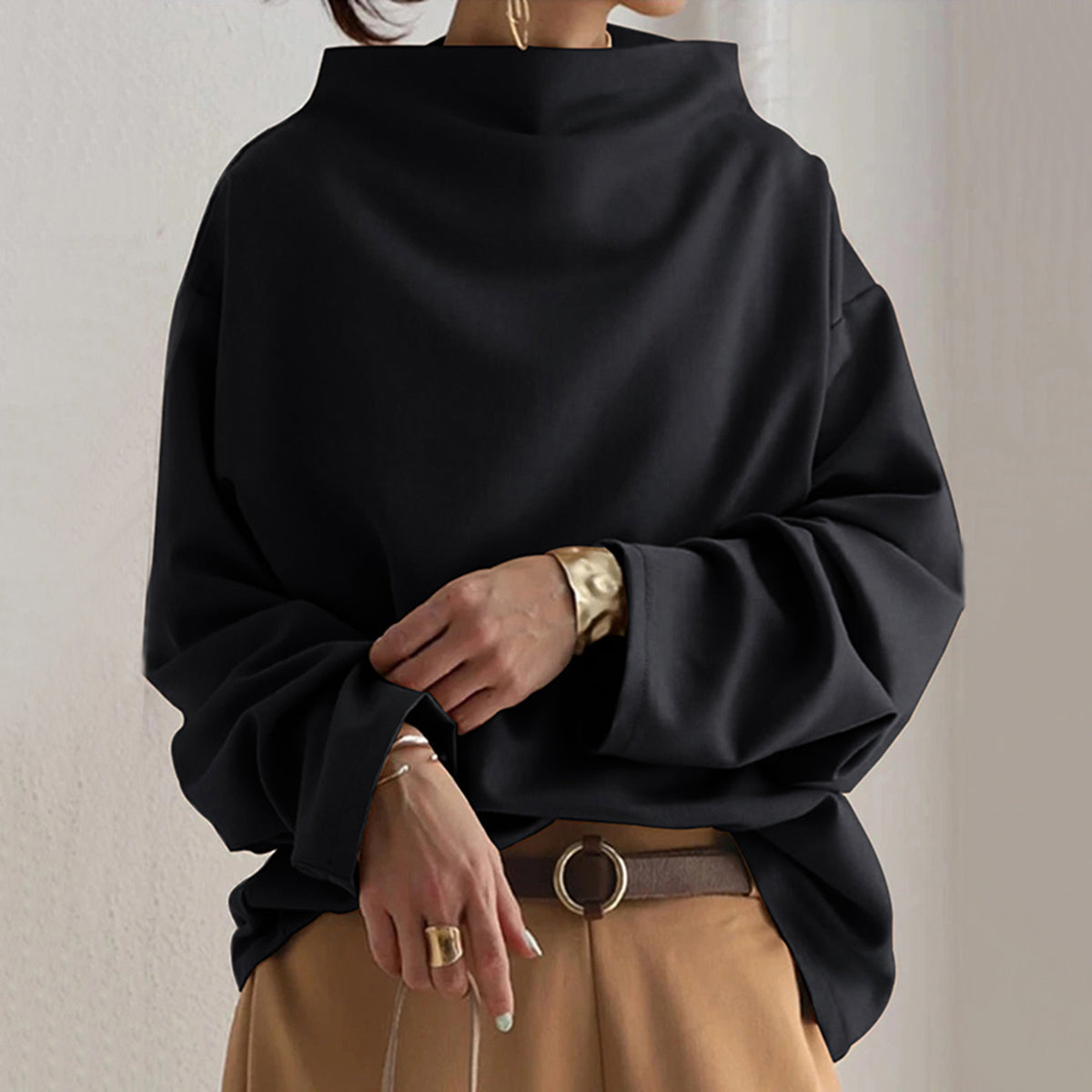 RUBY - HIGH NECK SWEATER