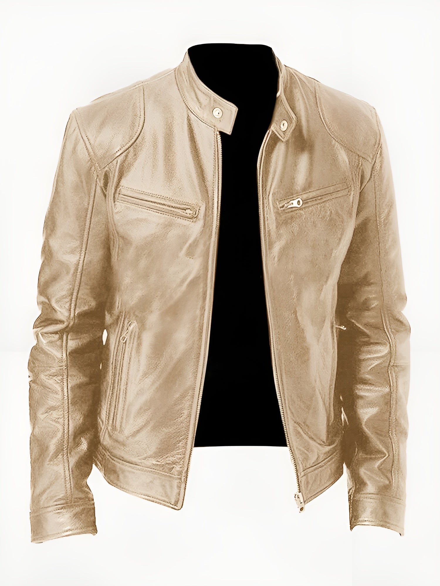 Alfred | Men's Leather Jacket | Zip