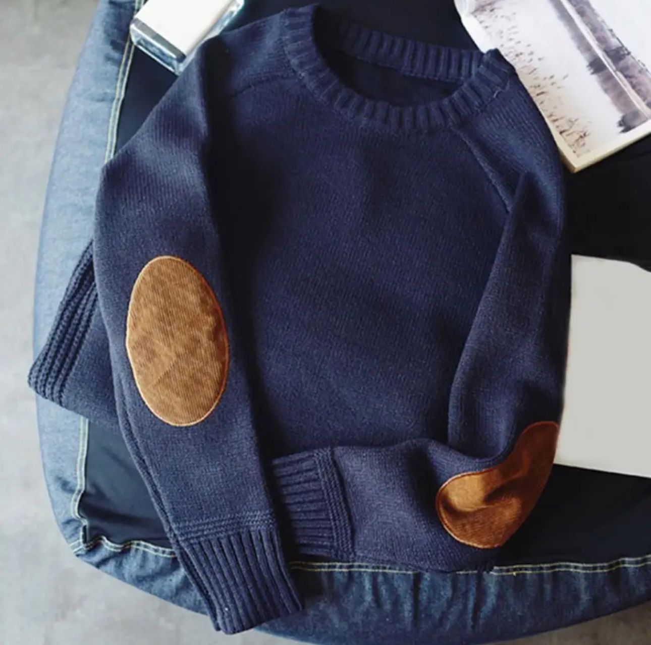 Argus | Men's Round Neck Sweater | Warm