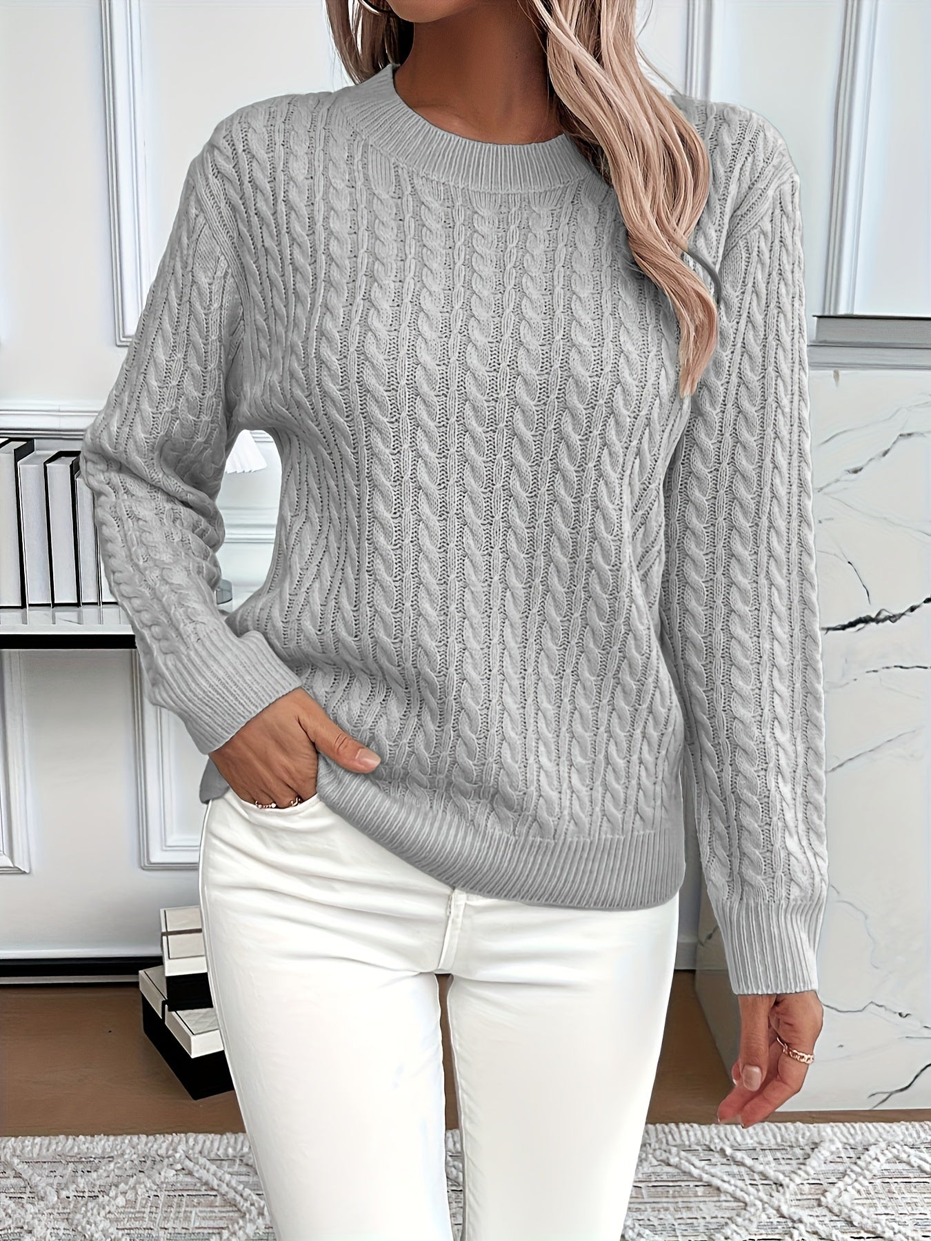 Madison Cable Knit Sweater