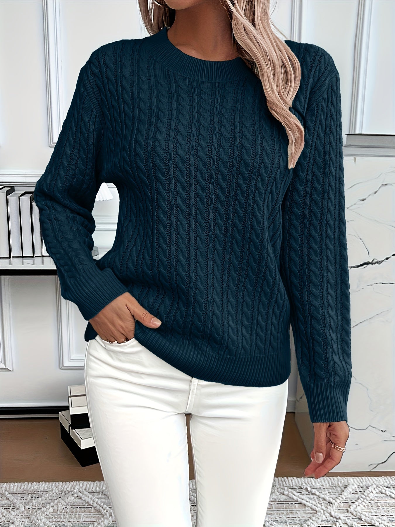 Madison Cable Knit Sweater