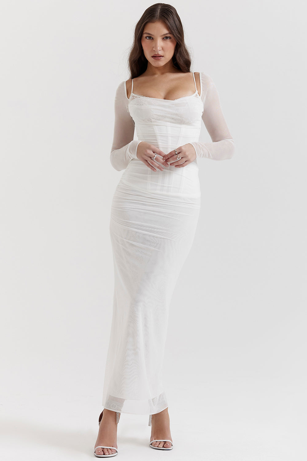 Nora | Women's Longsleeve Party Dress | Maxi